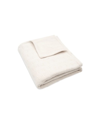 Couverture 100x150 cm - Grain Knit - Velvet Oatmeal