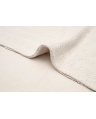 Couverture 100x150 cm - Grain Knit - Velvet Oatmeal
