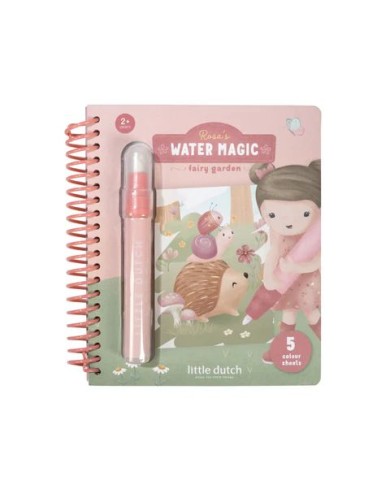 Livre de coloriage à l'eau -Rose