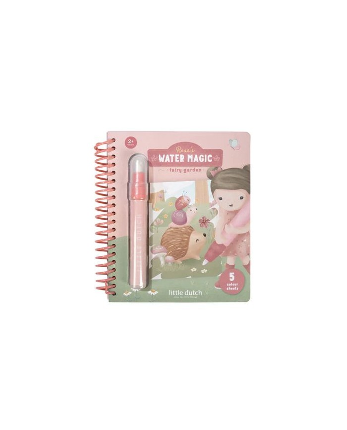 Livre de coloriage à l'eau -Rose