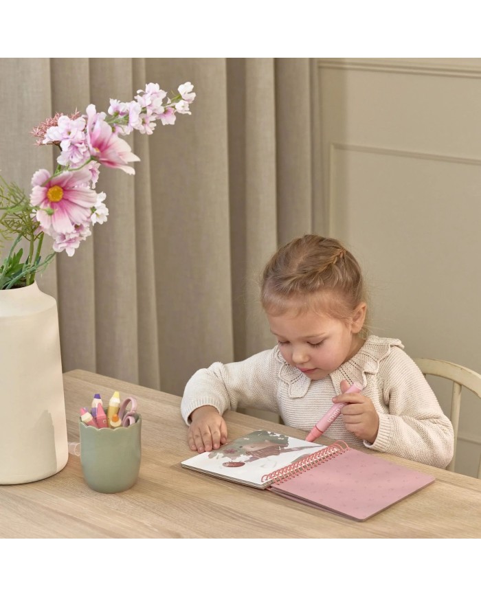 Livre de coloriage à l'eau -Rose