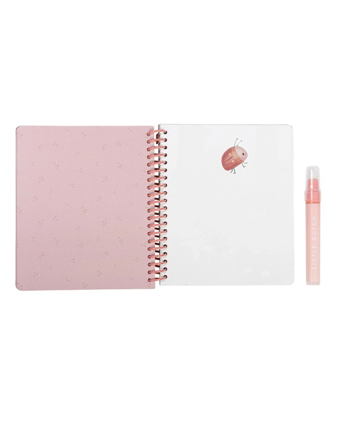 Livre de coloriage à l'eau -Rose