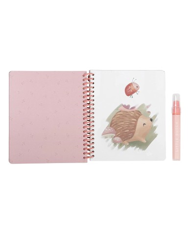 Livre de coloriage à l'eau -Rose