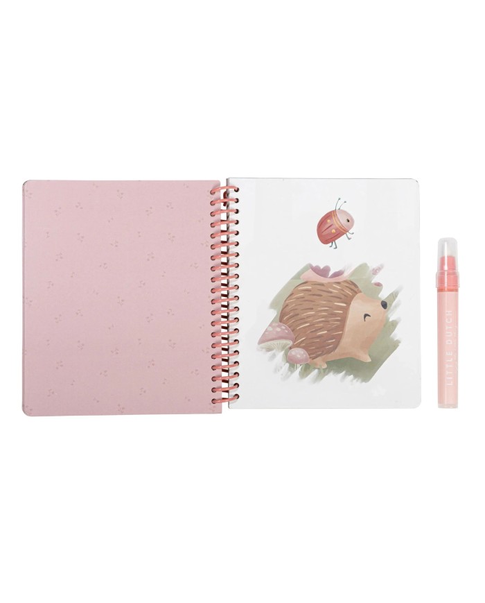 Livre de coloriage à l'eau -Rose