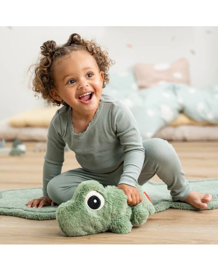 Peluche Câlin - Croco - Vert - 28 cm