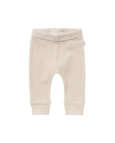 Pantalon comfort rib Naura - Oatmeal melange