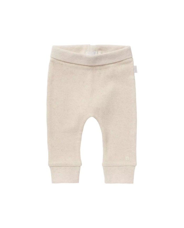Pantalon comfort rib Naura - Oatmeal melange