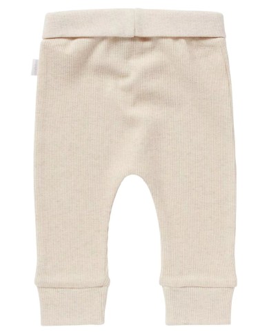 Pantalon comfort rib Naura - Oatmeal melange