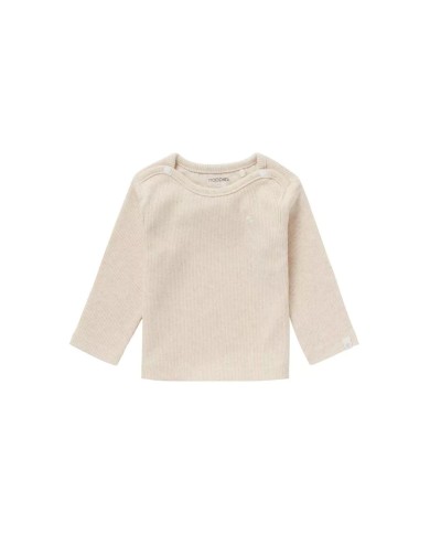 T-shirt manche longue Rib Natal - Oatmeal melange