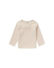 T-shirt manche longue Rib Natal - Oatmeal melange