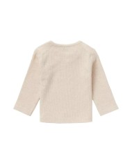 T-shirt manche longue Rib Natal - Oatmeal melange