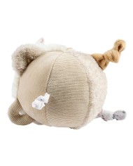 Balle peluche d'activités Lapidou - 15 cm - Vert tilleul