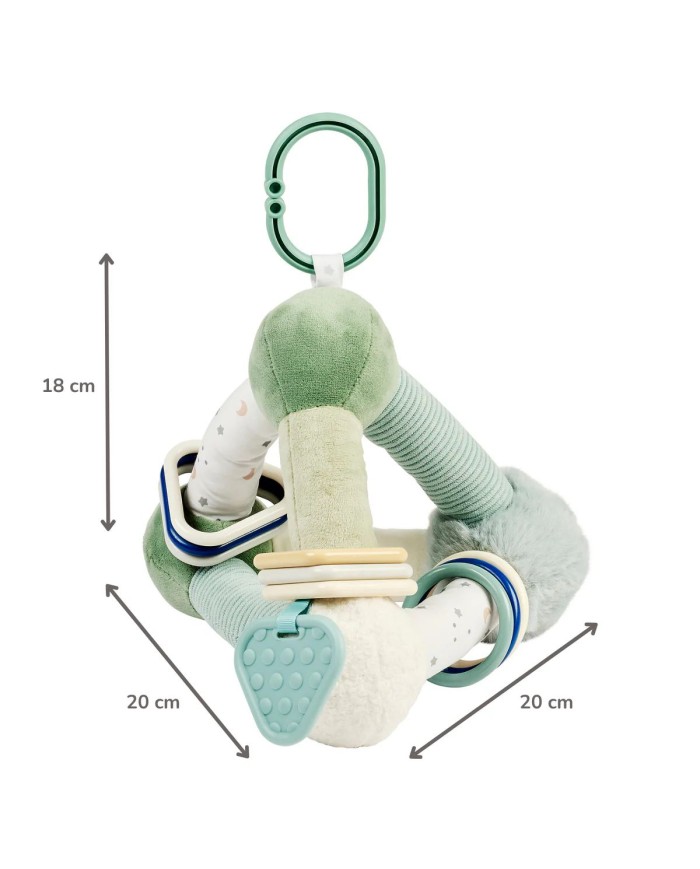 Pyramide d’Activité Douce Lapidou - 20 cm - Vert tilleul