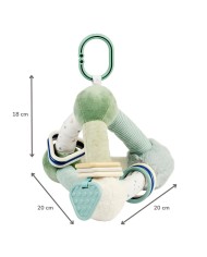 Pyramide d’Activité Douce Lapidou - 20 cm - Vert tilleul