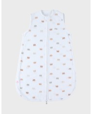 Gigoteuse en mousseline de coton bio, 1-6 mois - Dino