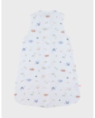 Gigoteuse en mousseline de coton bio, 1-6 mois - Dino