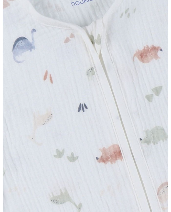 Gigoteuse en mousseline de coton bio, 6-24 mois - Dino