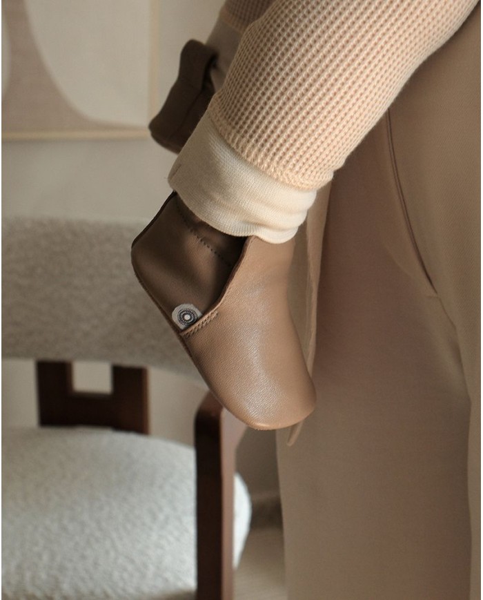 Chaussons en cuir Stepper - Buffalo