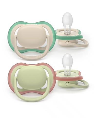 Sucettes 6-18 mois Ultra air - Olive/beige