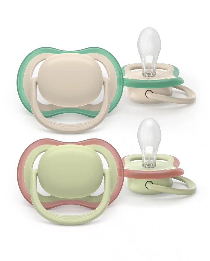 Sucettes 6-18 mois Ultra air - Olive/beige