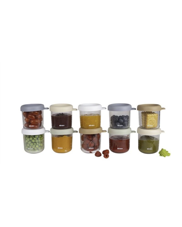 Coffret 10 portions verre 250 ml - Natural color mix