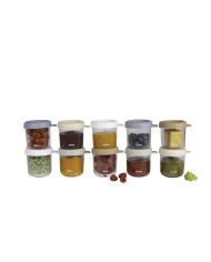 Coffret 10 portions verre 250 ml - Natural color mix