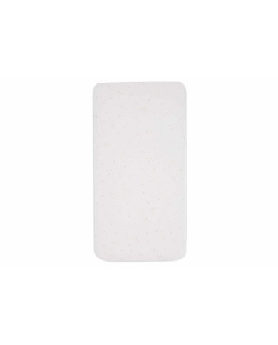 Drap housse Jersey 60x120 cm - Twinkling Wild rose