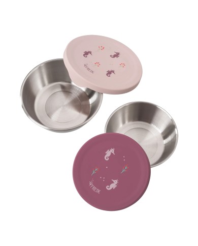 Snackbox inox (lot de 2) - Seahorse