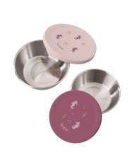 Snackbox inox (lot de 2) - Seahorse