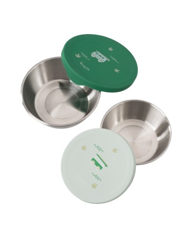 Snackbox inox (lot de 2) - Surf Boy