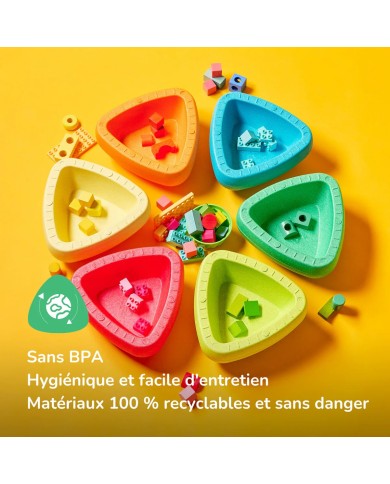 Blocky Pierres d'Équilibre Empilables - 29 cm - Multicolore