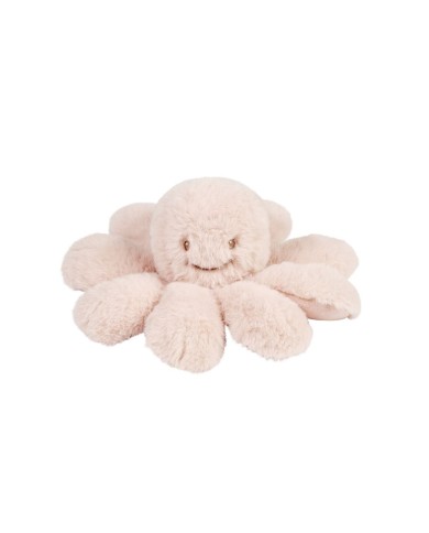 Pieuvre hochet - rose poudre - poils longs