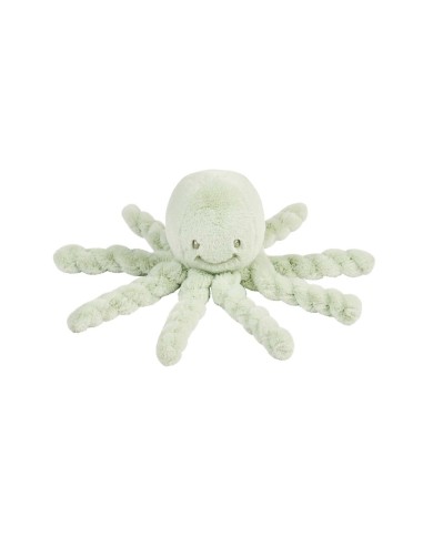 Peluche Pieuvre - vert pastel - poils courts