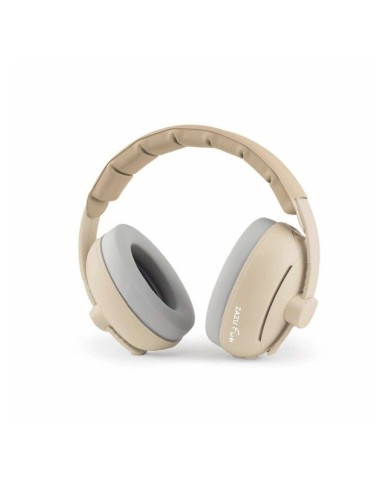 Casque de protection auditive 2 en 1 pour bébé/junior - Beige
