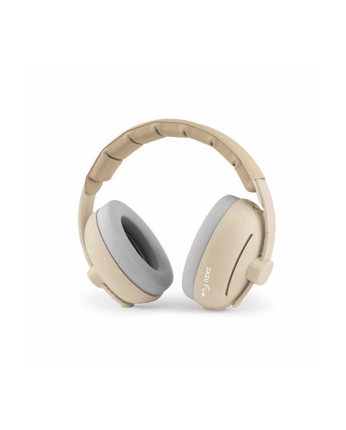 Casque de protection auditive 2 en 1 pour bébé/junior - Beige