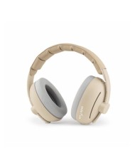 Casque de protection auditive 2 en 1 pour bébé/junior - Beige