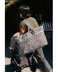 Sac à langer Madrid XXL - Leopard clay