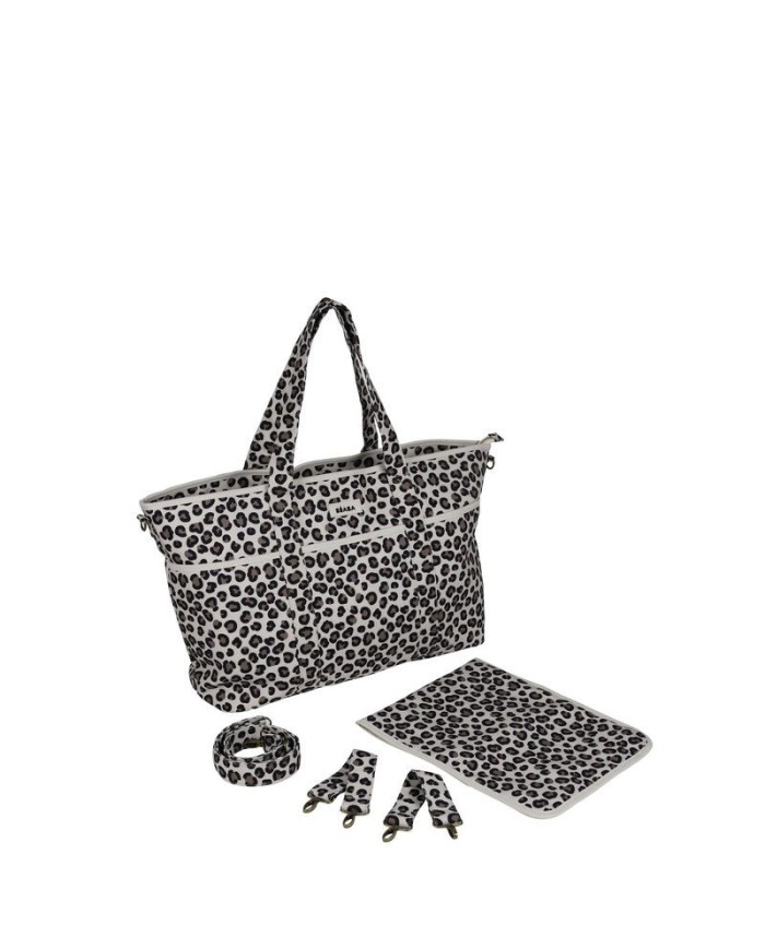 Sac à langer Madrid XXL - Leopard clay