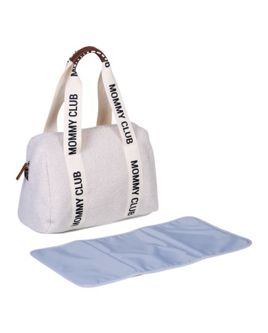 Mommy Club Sac à Langer - Signature - Teddy Off White