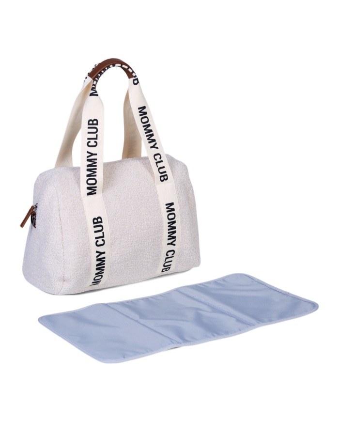 Mommy Club Sac à Langer - Signature - Teddy Off White