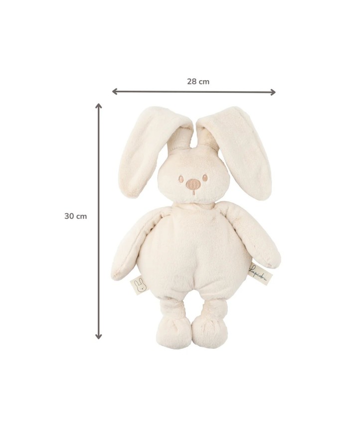 Lapin en peluche Lapidou - 30 cm - Sable