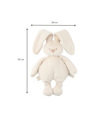 Lapin en peluche Lapidou - 30 cm - Sable
