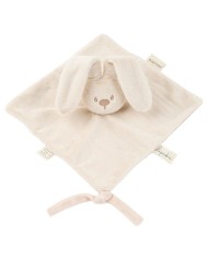 Doudou lapin lapidou 27x27 cm- Sable