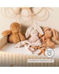 Maxi-doudou lapin lapidou 65x40 cm - Sable