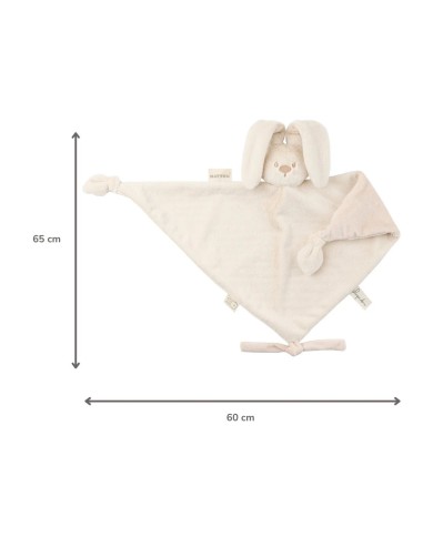 Maxi-doudou lapin lapidou 65x40 cm - Sable