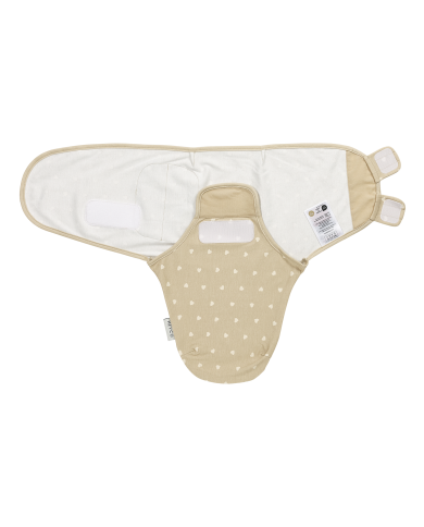 Couverture d'emmaillotage 0-3 mois - Sweet Heart Sand/Soft sand
