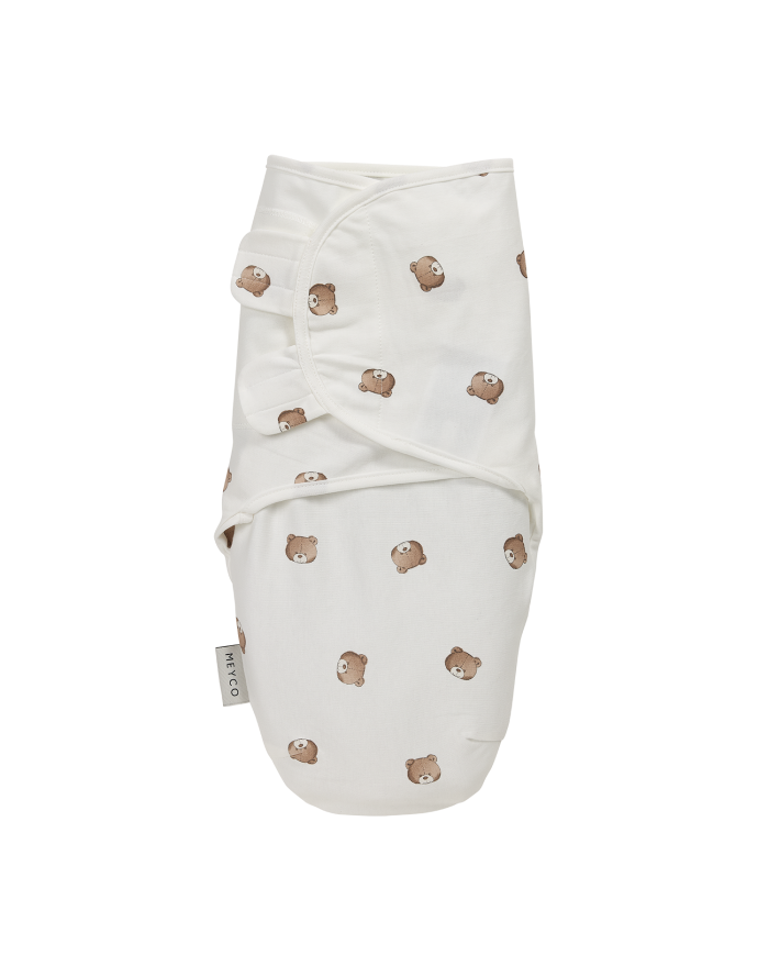 Couverture d'emmaillotage 0-3 mois - Bear Multicolor