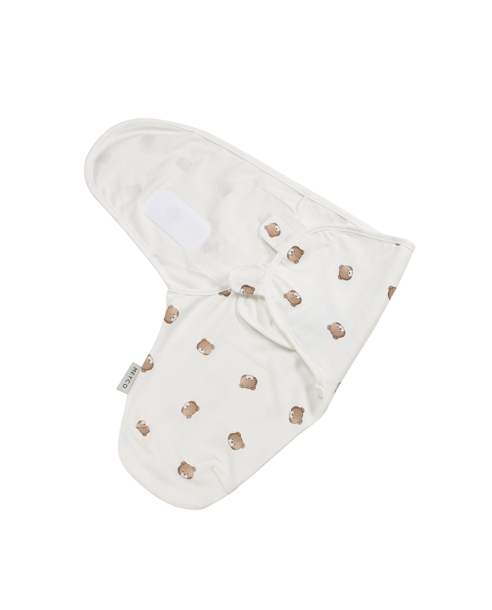 Couverture d'emmaillotage 0-3 mois - Bear Multicolor