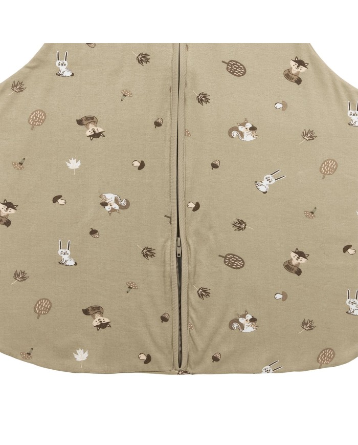 Sac de nuit 70 cm pour dysplasie de la hanche - Forest Animals sand - TOG 0.5