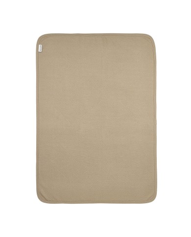 Couverture 75x100 cm Jacquard Pure - taupe